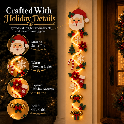 ⏳ Last Day 50% OFF – 🎄MerryCascade™ Glowing Christmas Door Hanger | 6 Festive Designs✨(📦Buy 2 Sets, Get FREE Shipping)