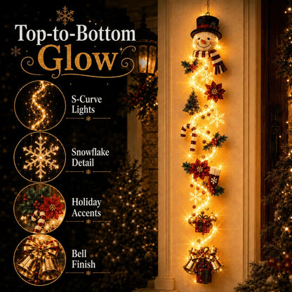 ⏳ Last Day 50% OFF – 🎄MerryCascade™ Glowing Christmas Door Hanger | 6 Festive Designs✨(📦Buy 2 Sets, Get FREE Shipping)