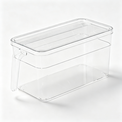 Clear Refrigerator Storage Container with Handle