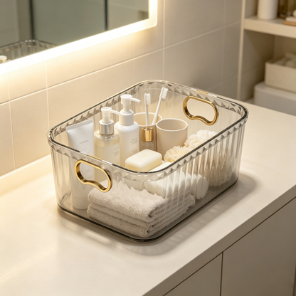 Clear Acrylic Desktop Storage Organizer